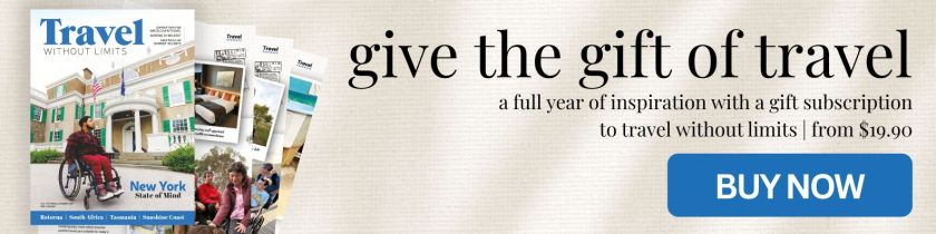 Travel Without Limits magazine - give the gift of travel - buy now
