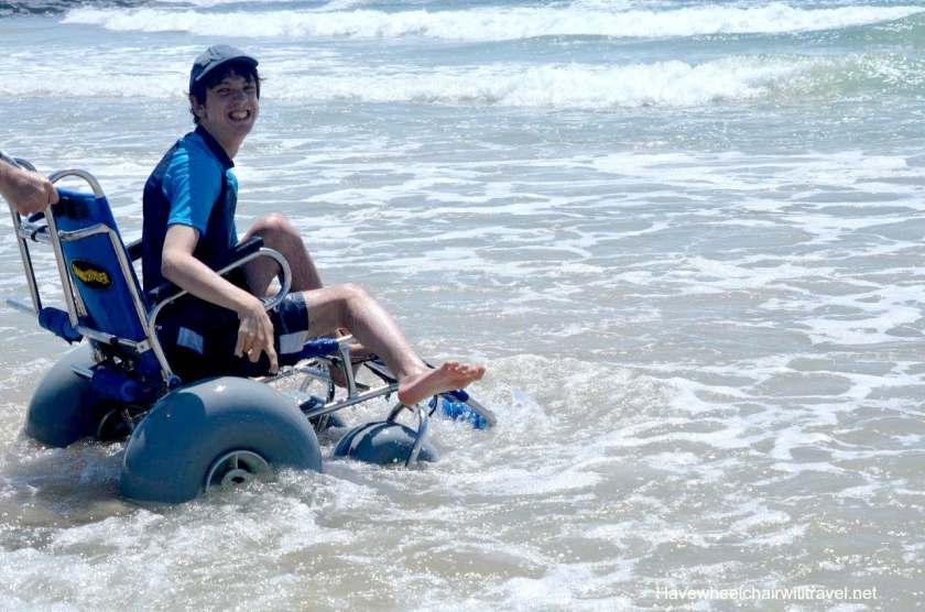 Beach wheelchair fun - Have Wheelchair Will Travel