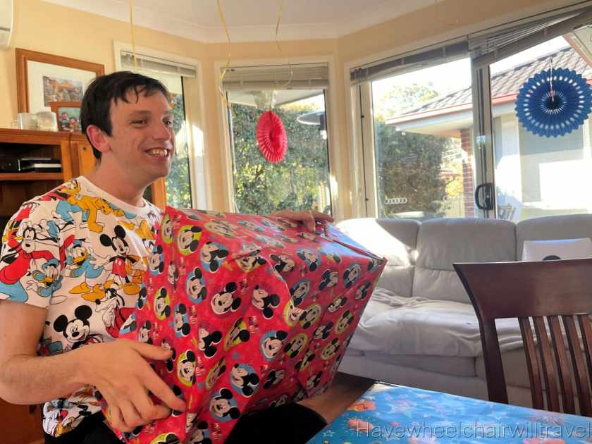 Braeden's birthday surprise - Have Wheelchair Will Travel