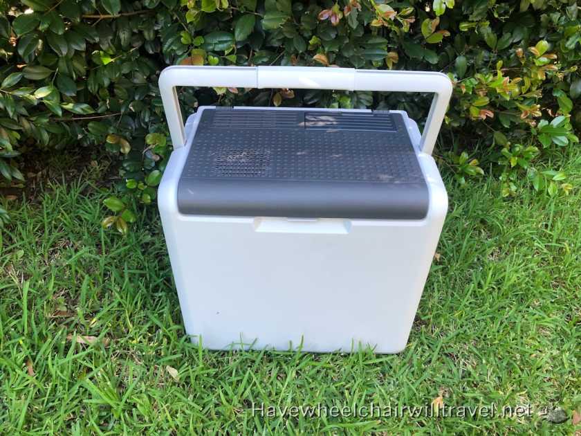 Car fridge - disability equipment solutions - Have Wheelchair Will Travel