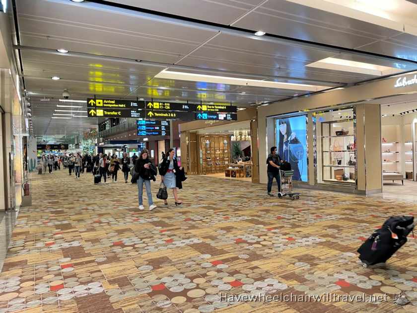 Changi Airport Singapore - accessibility - Have Wheelchair Will Travel