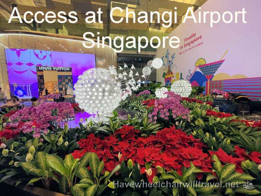 Changi Airport Singapore - accessibility - Have Wheelchair Will Travel