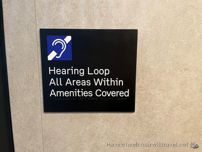 Accessible adult change bathroom facility Melbourne Domestic Airport - Have Wheelchair Will Travel