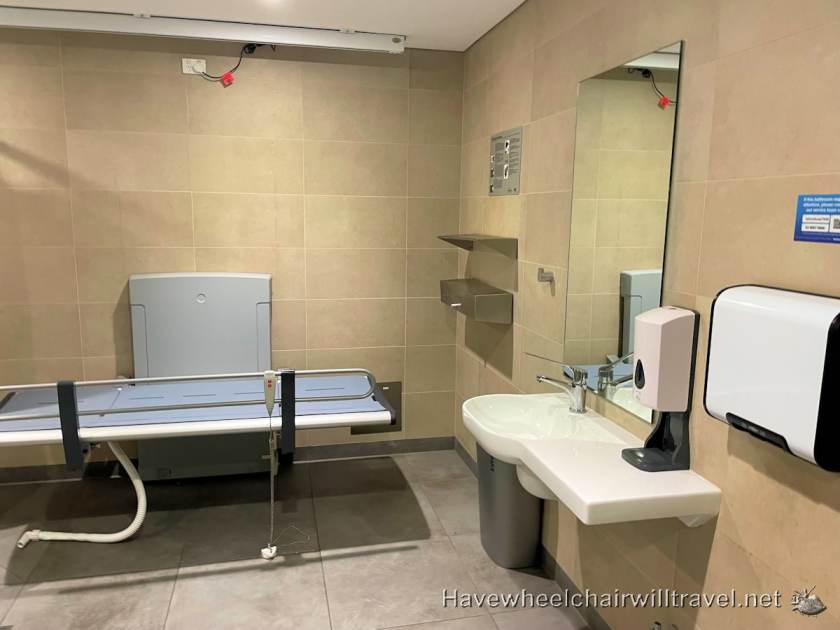 Sydney International Airport -Changing Places bathroom - Have Wheelchair Will Travel