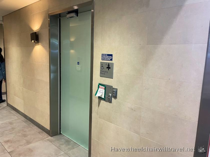 Sydney International Airport -Changing Places bathroom - Have Wheelchair Will Travel
