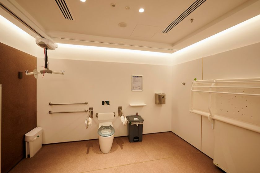 7 Accessible Sydney toilets with hoist & adult-size change table