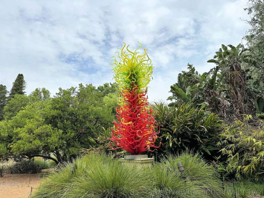 Chihuly exhibition review Adelaide Botanic Gardens - Have Wheelchair Will Travel