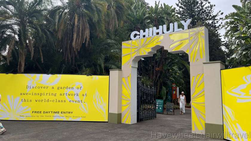 Chihuly exhibition review Adelaide Botanic Gardens - Have Wheelchair Will Travel