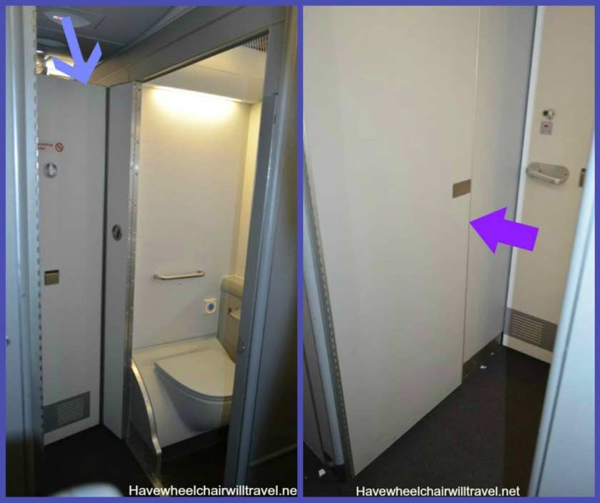 collage airline toilet