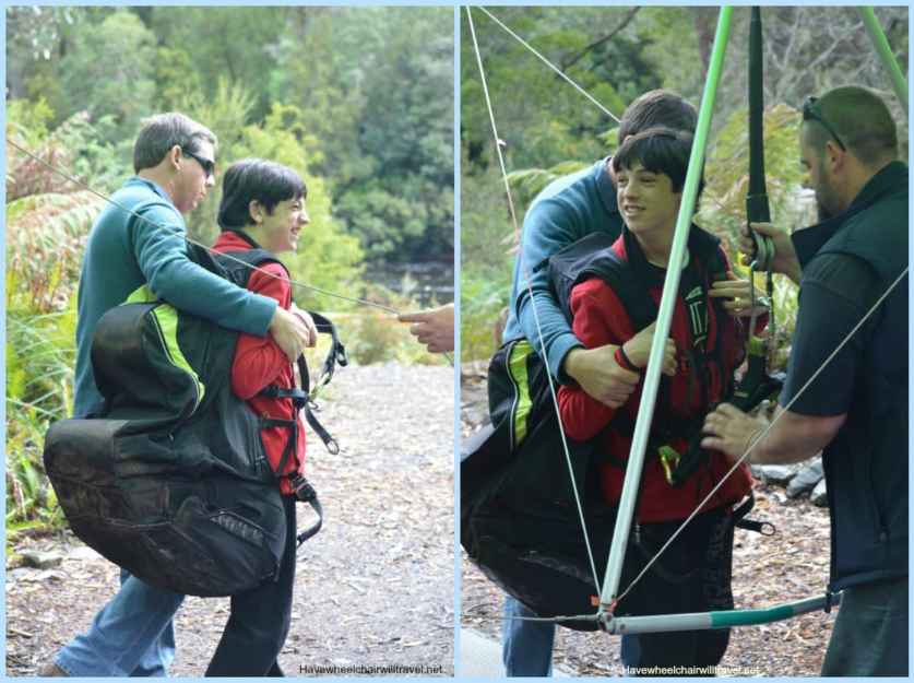 Collagecablehanggliding