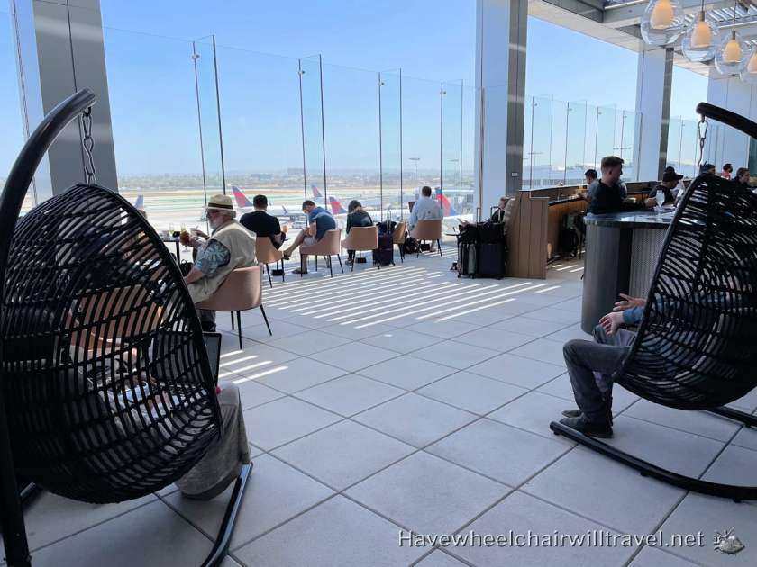 Delta Sky Club lounge - Have Wheelchair Will Travel