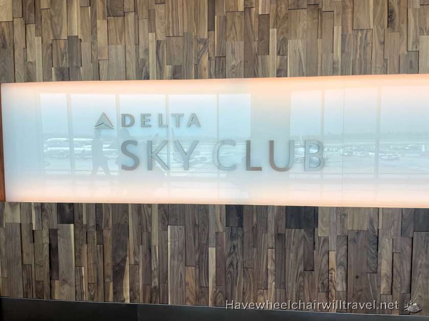 Delta Sky Club lounge - Have Wheelchair Will Travel