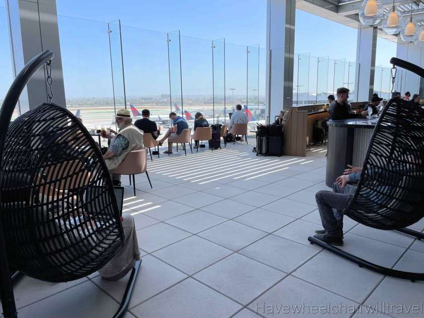 Delta Sky Club Lounge review LAX - Have Wheelchair Will Travel 