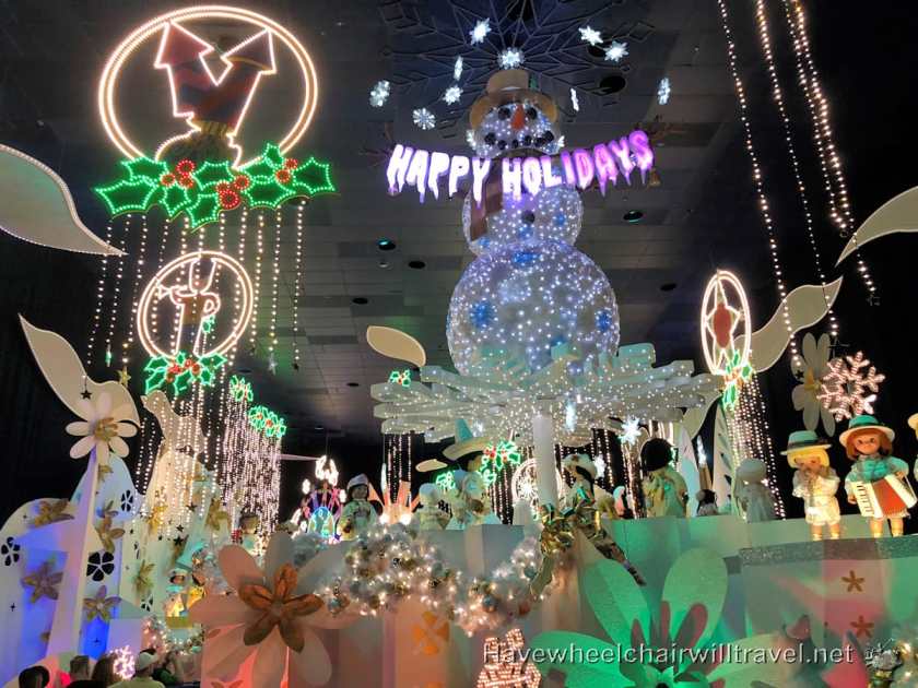 Disneyland at Christmas - Small World - Have Wheelchair Will Travel