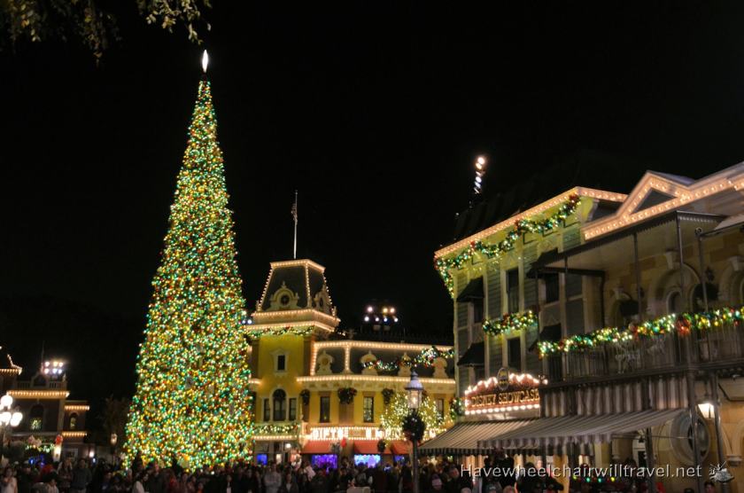 Christmas at Disneyland - Main Street - Have Wheelchair Will Travel
