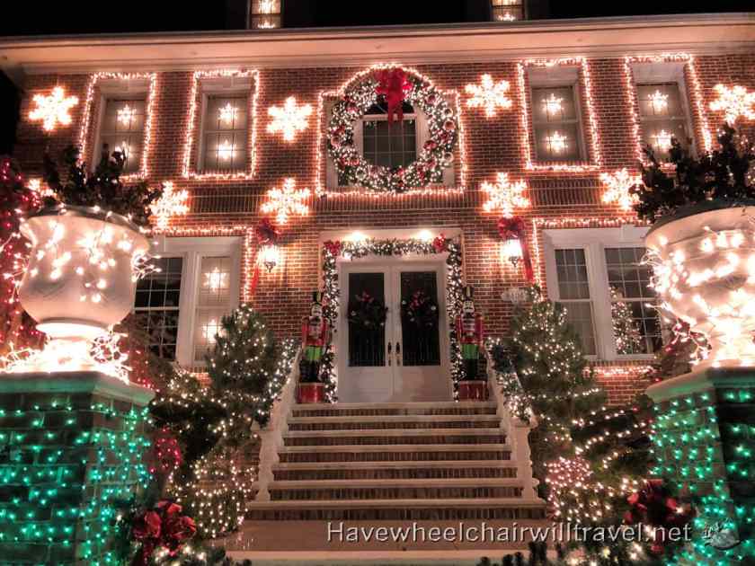 Dyker Heights Christmas Light tour - Christmas New York - Have Wheelchair Will Travel