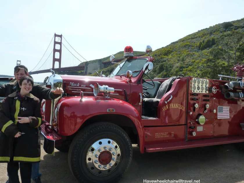Argonaut Hotel - accessible San Francisco - Fire engine tour - Have Wheelchair Will Travel