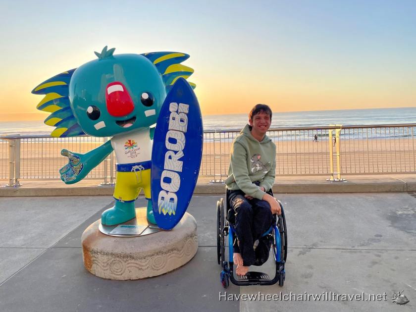 Braeden's first flight in 3 years - Gold Coast getaway - Have Wheelchair Will Travel 