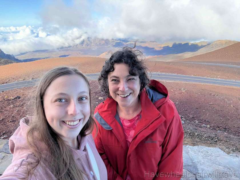 Haleakala sunset viewing Maui, Hawaii - Have Wheelchair Will Travel