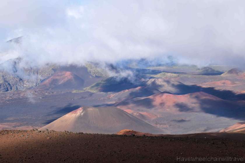 Haleakala sunset viewing Maui, Hawaii - Have Wheelchair Will Travel