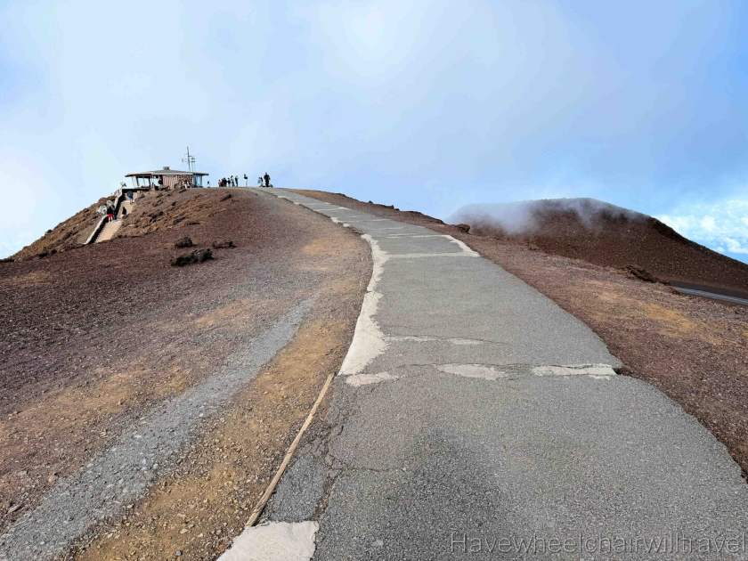 Haleakala sunset viewing Maui, Hawaii - Have Wheelchair Will Travel