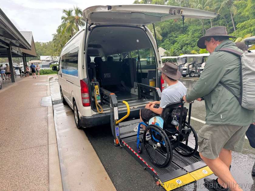 Hamilton Island - accessible transfer - Have Wheelchair Will Travel