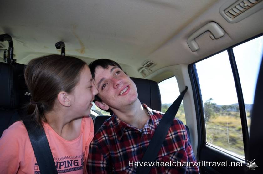 AJ was very happy to have BJ out of hospital