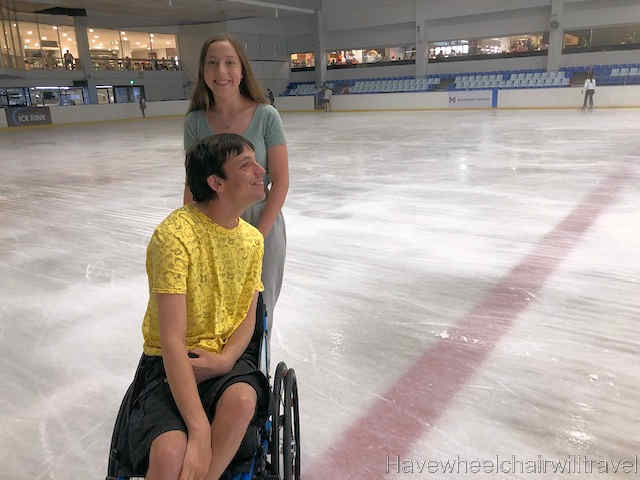 Wheelchair ice skating - Have Wheelchair Will Travel