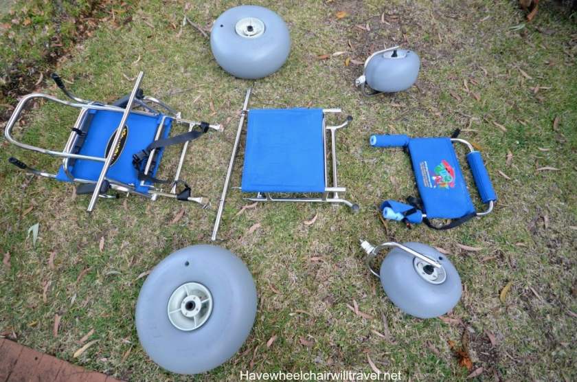 Transporting a beach wheelchair - Have Wheelchair Will Travel