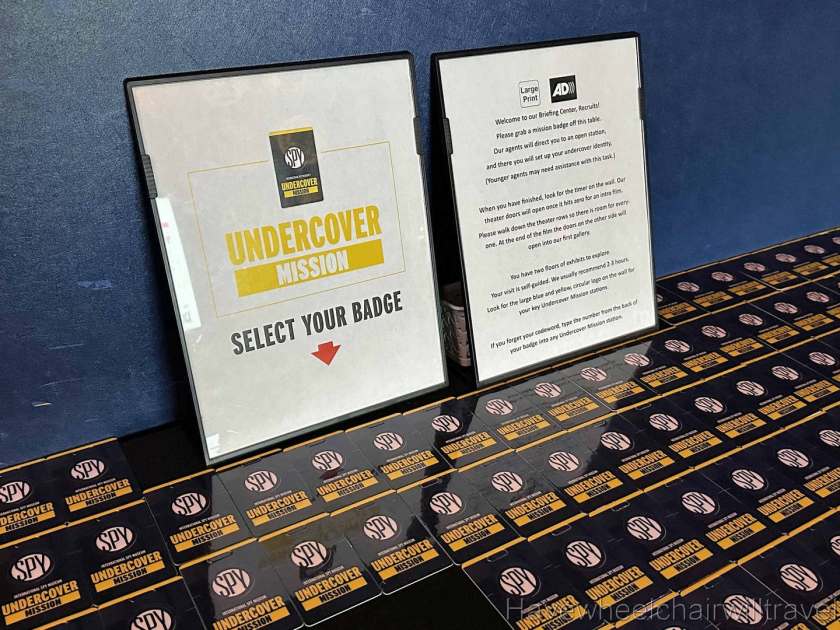 International Spy Museum - accessible Washington DC - Have Wheelchair Will Travel