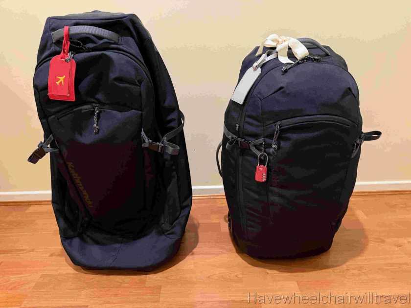 Kathmandu Hybrid Trolley luggage review - Have Wheelchair Will Travel