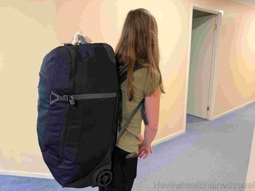 Kathmandu Hybrid Trolley luggage review - Have Wheelchair Will Travel