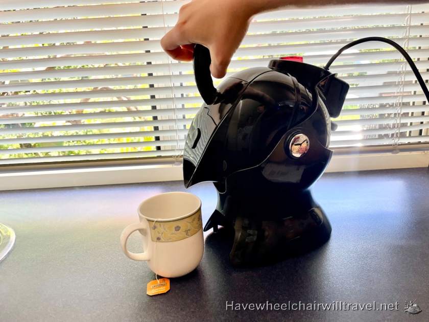 Uccello tipping kettle - Have Wheelchair Will Travel