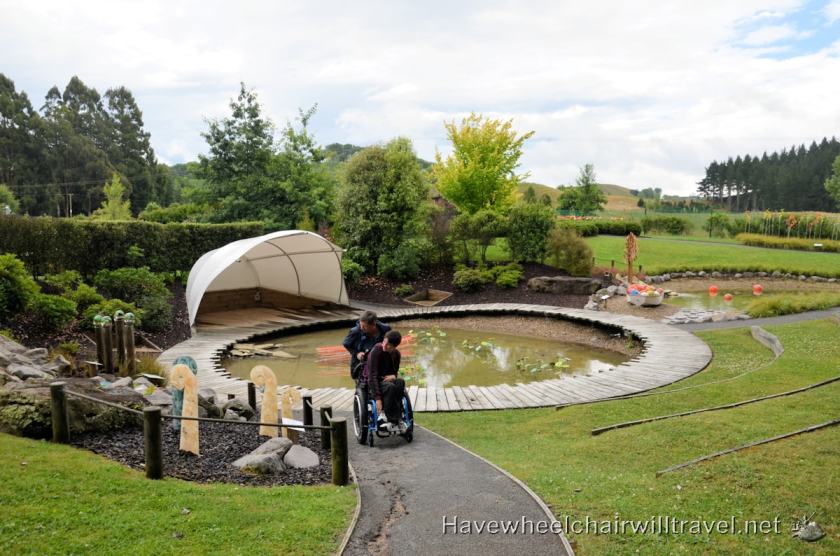 Lava Glass Sculpture Garden - Taupo New Zealand - Have Wheelchair Will Travel