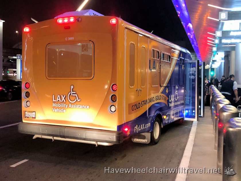 Los Angeles Airport - accessibility Tom Bradley Terminal