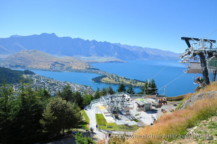 Skyline Queenstown - wheelchair accessible New Zealand - Have Wheelchair Will Travel