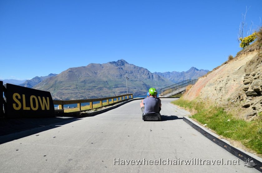 Skyline Queenstown - wheelchair accessible New Zealand - Have Wheelchair Will Travel