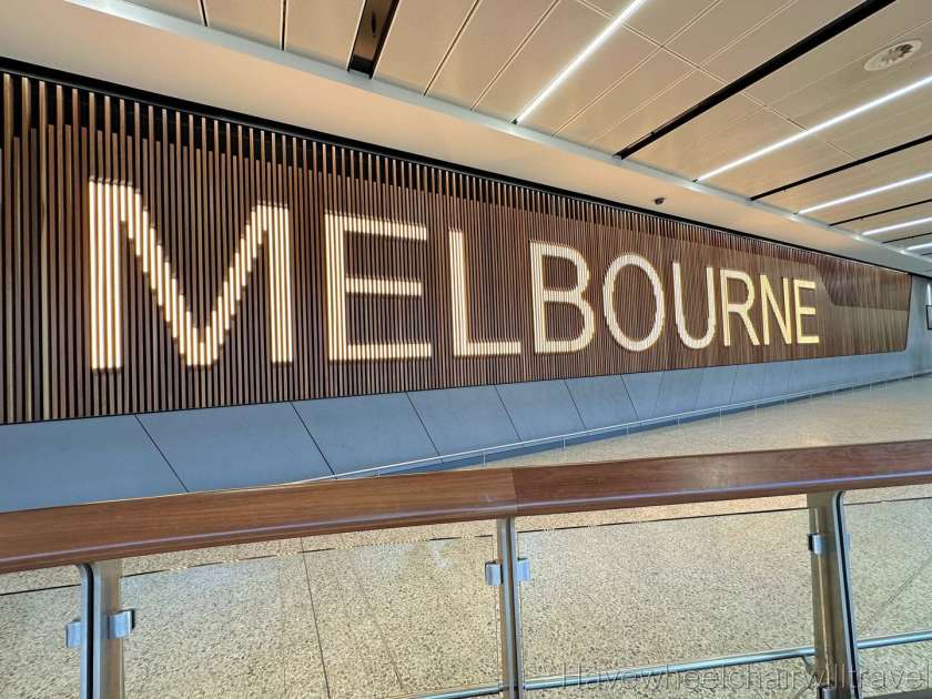 Melbourne Domestic Airport - Changing Places bathroom Qantas Terminal - Have Wheelchair Will Travel