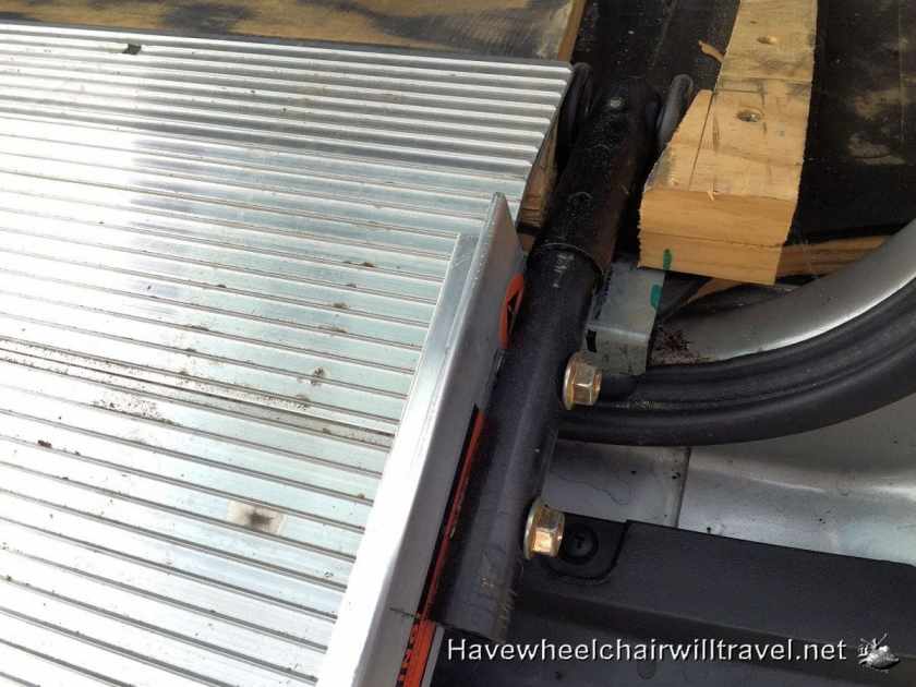 wheelchair accessible ramp for van.