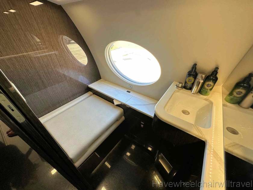 Review of Qatar Executive G65OER private jet & wheelchair accessibility - Have Wheelchair Will Travel