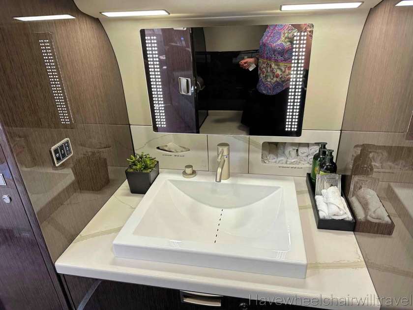 Review of Qatar Executive G65OER private jet & wheelchair accessibility - Have Wheelchair Will Travel