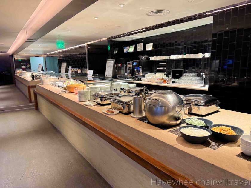 Qantas Business Class Lounge LAX review - Have Wheelchair Will Travel