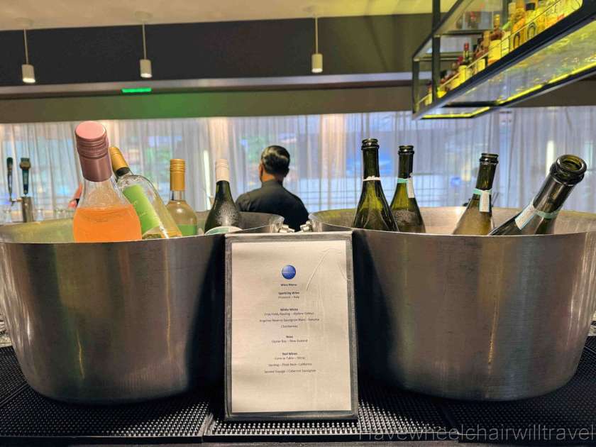 Qantas Business Class Lounge LAX review - Have Wheelchair Will Travel