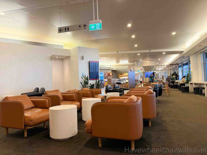 Review - Qantas International Business Class Lounge, Sydney - Have Wheelchair Will Travel