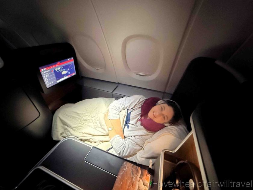 Qantas A380 business class review - Have Wheelchair Will Travel