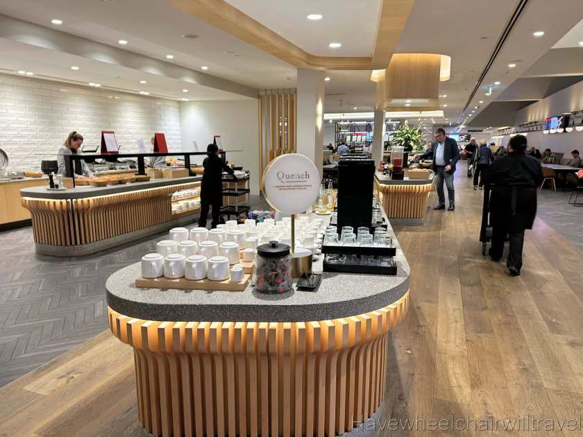 Qantas Club lounge Melbourne Domestic Airport review - Have Wheelchair Will Travel 