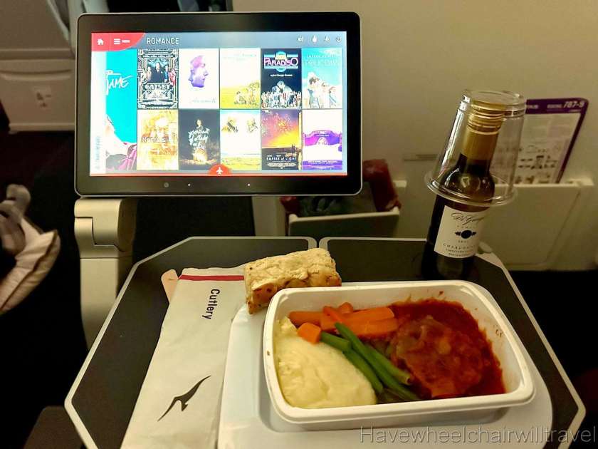 Qantas economy class review - Have Wheelchair Will Travel