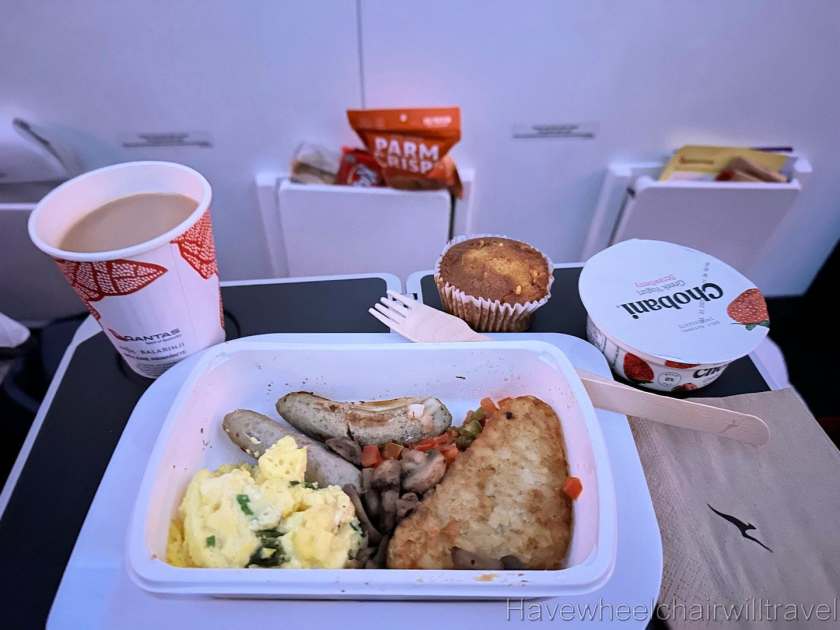 Qantas economy class review - Have Wheelchair Will Travel