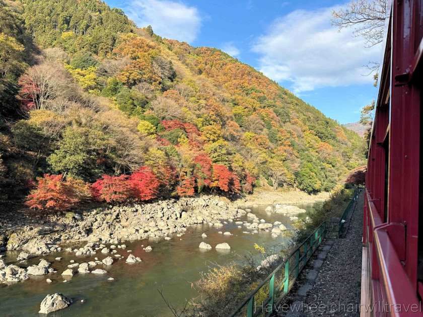 Sagano Romantic Train review - Have Wheelchair Will Travel