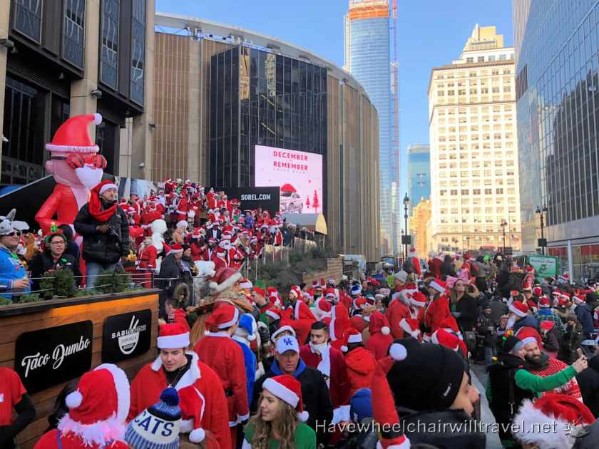 Santacon New York - Have Wheelchair Will Travel
